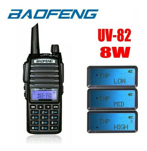 Baofeng Uv82 8 Watt Paq 10 Piezas