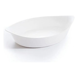 Fuente Oval 25x15cm Smart Cuisine Luminarc Para Horno Y Mesa Color Blanco
