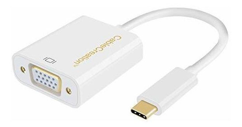 Usb-c A Vga Adaptador Cablecreation Usb Type C A Vga Convers