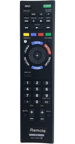 Control Remoto Rm-yd087 Para Sony Plasma Tv Kdl-55w802a 