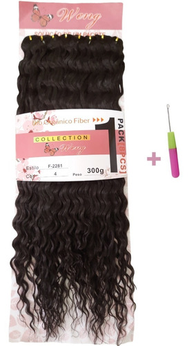 Cabelo Orgânico Crochet 300g Lançamento + Brinde 