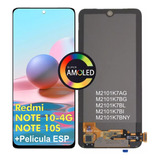 Tela Frontal Display Amoled Para Xiaomi Redmi Note 10 4g 10s