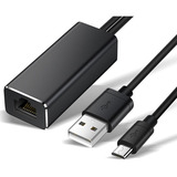 Adaptador Ethernet Usb 2.0 Y Microusb Para Tv