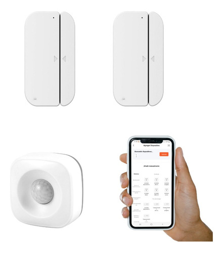 Kit Combo Alarma Wifi Hogar Departamento Casa Tuya Smartlife