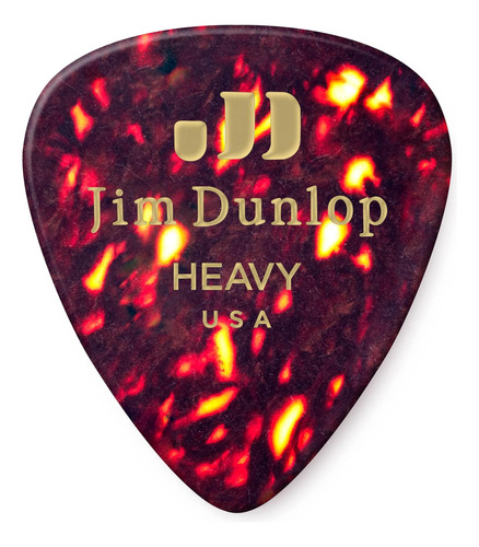 Púas De Guitarra Dunlop 483r05hv Shell Classic De Celuloide