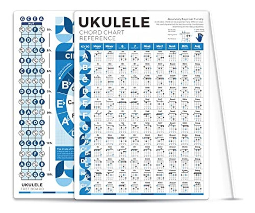 Gráfico De Acordes De Ukelele Para Adultos Principiantes O N