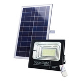 Reflector Led 60w Solar Luz Blanca Con Control 