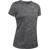 Camiseta Under Armour Tech Ssc Para Mujer-gris