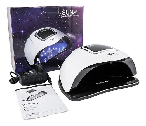 Lámpara De Uñas Secador Uv Led 168w Profesional Sun X7 Max