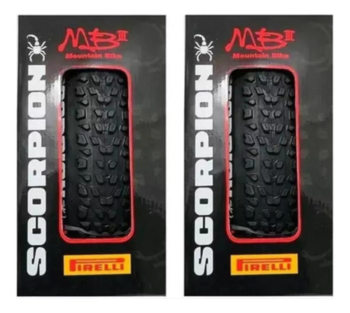 Par De Pneu Pirelli Scorpion Mb3 29x2.0 - Kevlar Preto