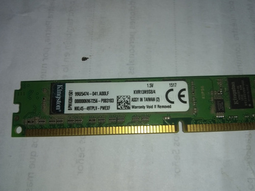 Memoria Ram Ddr3 Kingston 4 Gb