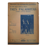 Partitura Tres Palabritas Fred Astaire