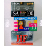 Cassettes Vintage Nuevos X3 Tdk Memorex Sony Envio Gratis