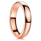  Anillo Boda Matrimoio Tungsteno Oro Rosa 18k Rose Gold