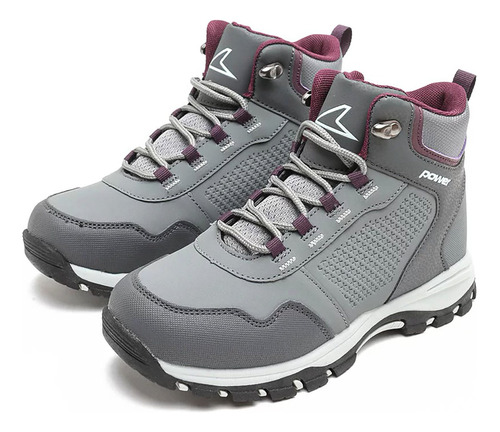 Zapatilla Power Outdoor Juvenil Birch Gris