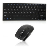 Teclado Mouse Sem Fio Hk-3910 Wifi 2.4 Ghz Slim iPad Tablet