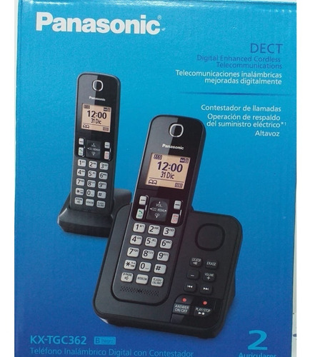 Telefone Panasonic Sem Fio Kx-tgc362 Secret. Eletrônica 110v