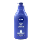 Crema Corporal Nivea Milk Nutritiva Piel Extra Seca 1lt