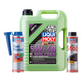 Kit 5w40 Molygen Fuel Protect Oil Smoke Stop Liqui Moly