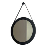 Espelho Redondo Decorativo 60cm Premium Moldura Em Acrílico