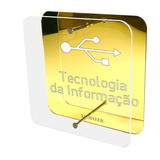 Quadro 3d Tecnologia Da Informação Presente Profissão Ti