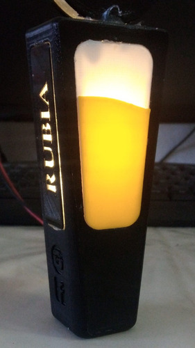 Manija Canilla Chopera Cerveza Personalizada Con Luz X 8 Uni