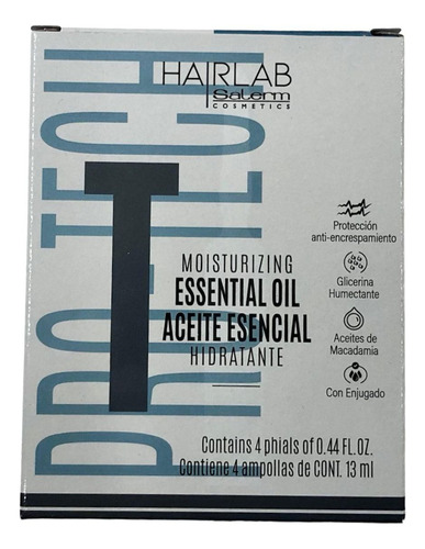 Caja Ampolleta Aceite Esencial Hidratante Salerm Hair Lab