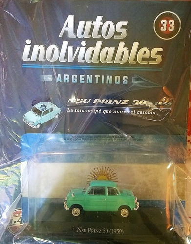 Autos Inolvidables. Nsu Prinz 30. 1959. Escala 1:43.