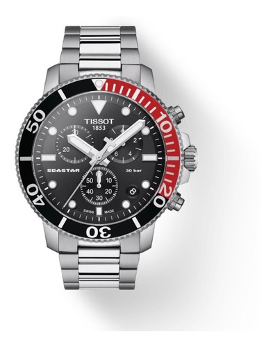 Reloj Tissot Seastar Chronograph Para Hombre T1204171105101