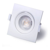 Bala De Techo 7w Led Integrado Cuadrada Blanca