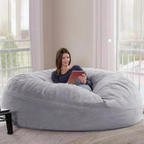 Sofá Cama Gigante De Algodón Con Funda De Bean Bag De 6-7 Pi