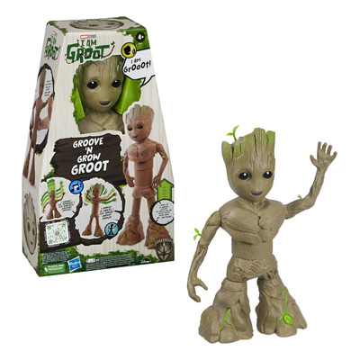 Figura Interactiva De I Am Groot Groove 'n Grow Groot | Meses sin interés