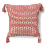 Funda Crochet Con Flecos Tejida Para Cojin Medida 45x45cm