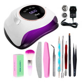 Cabina Lámpara Led Para Uñas Gadnic Uv 180w Manicura Pedicur