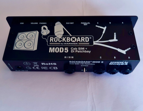 Patchbay/cab Sim Ir Loader/di/ Pedalboard Rockboard Mod 5