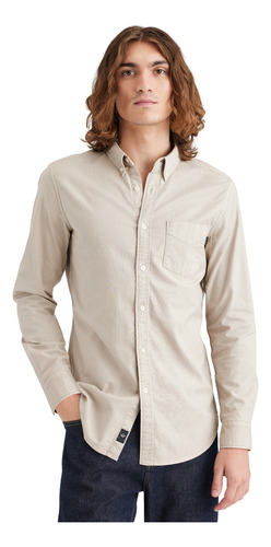 Camisa Hombre Oxford Slim Fit Gris Dockers 29599-0050