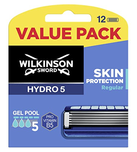 Wilkinson Sword - Cuchillas De Afeitar Hydro 5 Para Hombres 