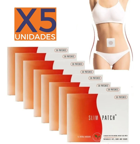 Pack 50 Parches Reductor Adelgazantes Slim Patch Reductores