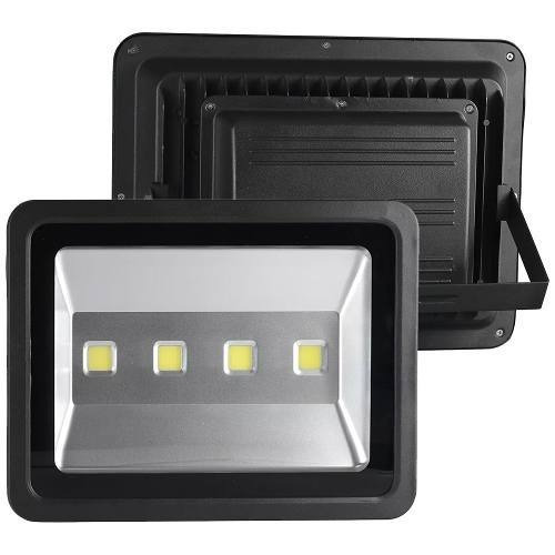 Refletor Led Genérica Holofote 200w Com Luz Branco-frio E Carcaça Preto 110v/220v