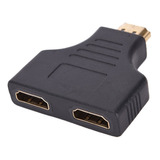 Divisor Duplicador Y Hdmi 1 Macho 2 Fêmea 1x2 Switch Nave