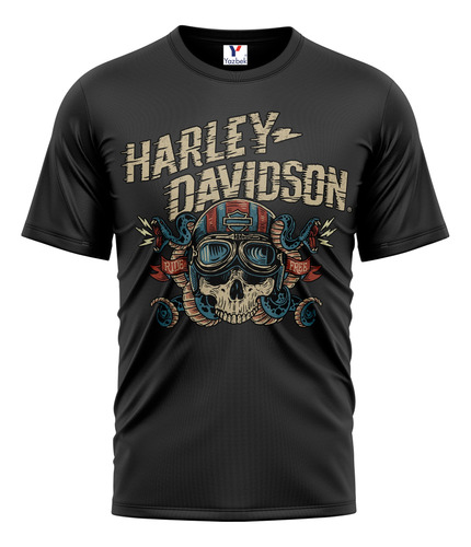 Playera Harley Davidson, Peso Completo 100% Algodón 09 