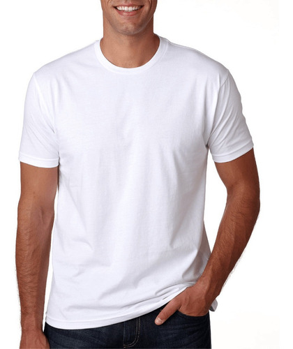 Camiseta Branca Camisa Branca 100% Poliéster Lisa 