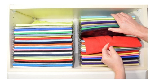 Sistema Organizador De Ropas Para Closet, Poleras Y Oficina