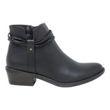 Botin Dama Cierre Lateral Interno Urbanos Moda Western 758