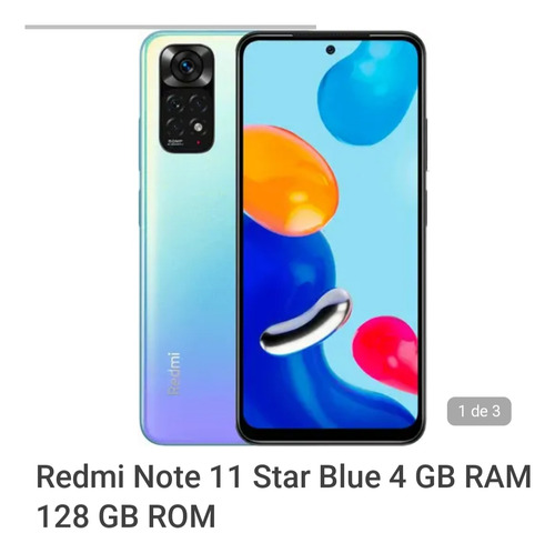 Redmi Note 11 Star Blue 128 Gb 4 Ram 