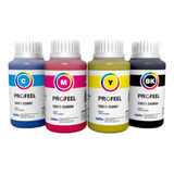 Kit 4 Tinta 250ml Para Impressora Bulk Inktec Profeel E0017