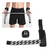 Par De Straps Muñequera Gym Crossfit Pesas Correa De Soporte