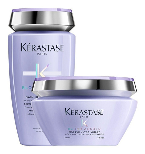 Kit Kérastase Blond Absolu: Shampoo Ultra Violet + Máscara