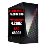 Pc Gamer Cpu A10 5800k 4.2ghz / Placa Video 2gb / Ssd 480gb