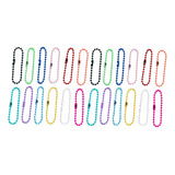 Assorted Color Ball Chain Necklace Connector .